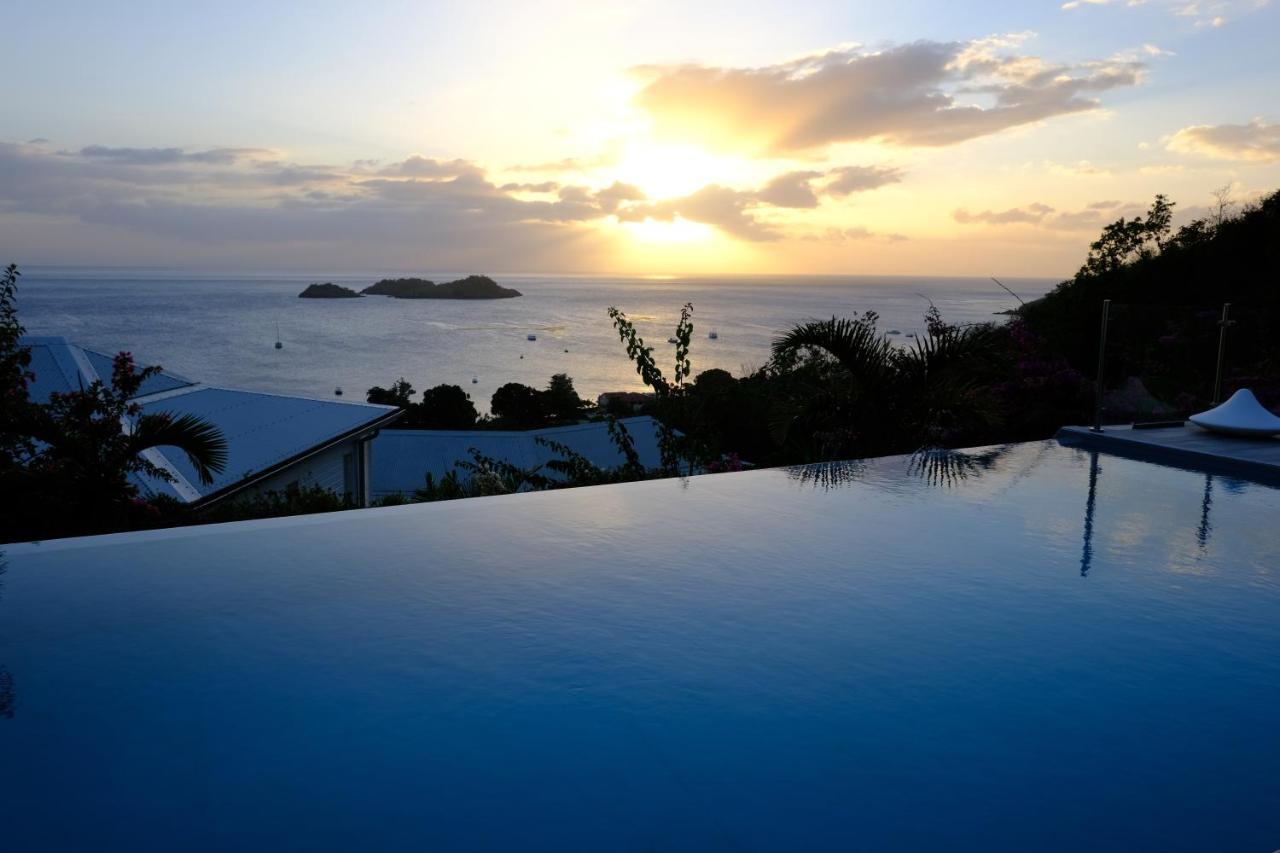 Sunset Palm - Villa Creole Avec Piscine Face Au Coucher De Soleil Et A La Reserve Cousteau Буйянт Екстериор снимка