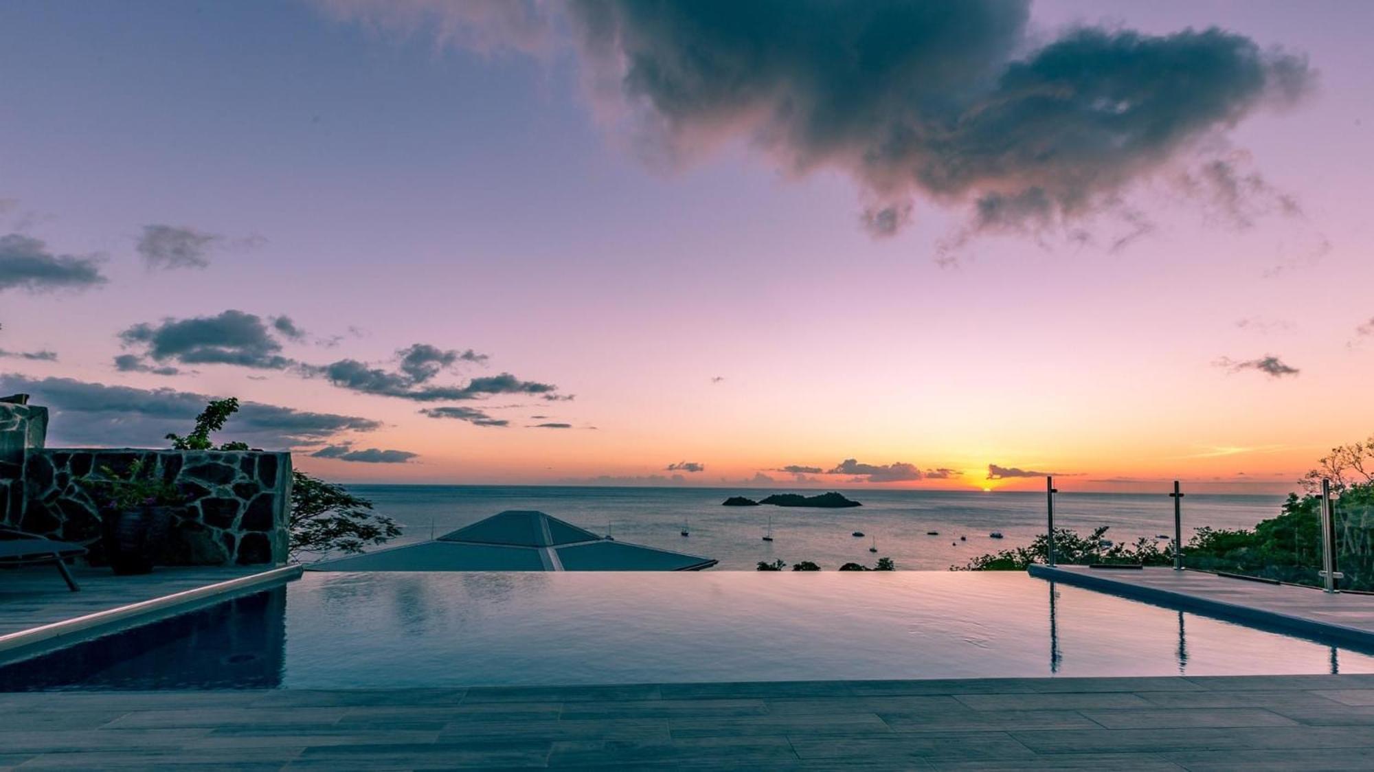 Sunset Palm - Villa Creole Avec Piscine Face Au Coucher De Soleil Et A La Reserve Cousteau Буйянт Екстериор снимка