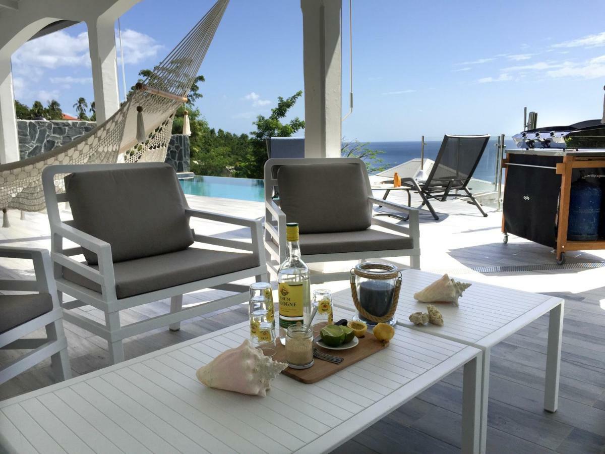 Sunset Palm - Villa Creole Avec Piscine Face Au Coucher De Soleil Et A La Reserve Cousteau Буйянт Екстериор снимка