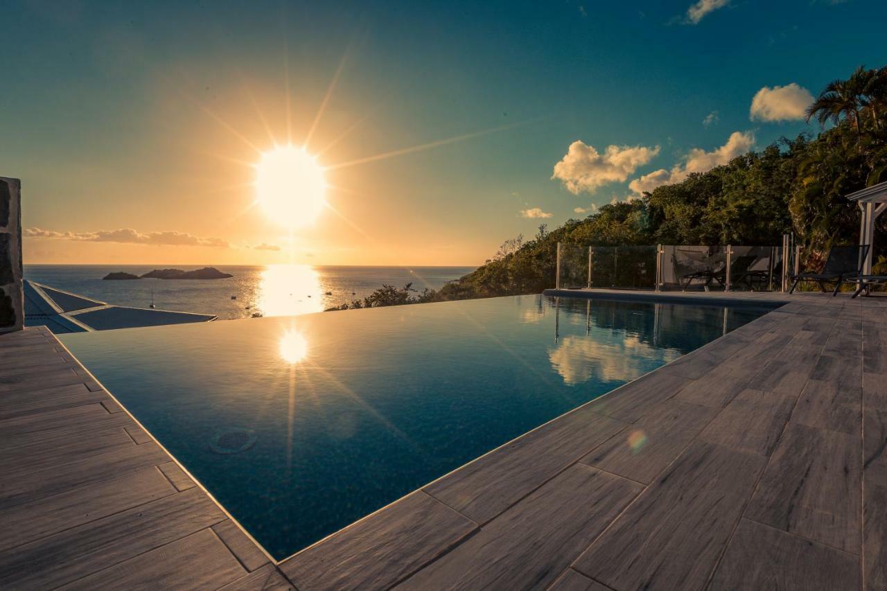 Sunset Palm - Villa Creole Avec Piscine Face Au Coucher De Soleil Et A La Reserve Cousteau Буйянт Екстериор снимка